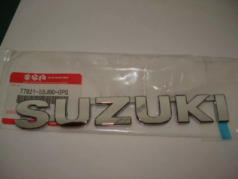 suzuki felirat  „suzuki”  króm,...