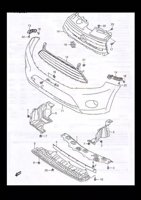 Suzuki patent lökhárítótartó konzol...